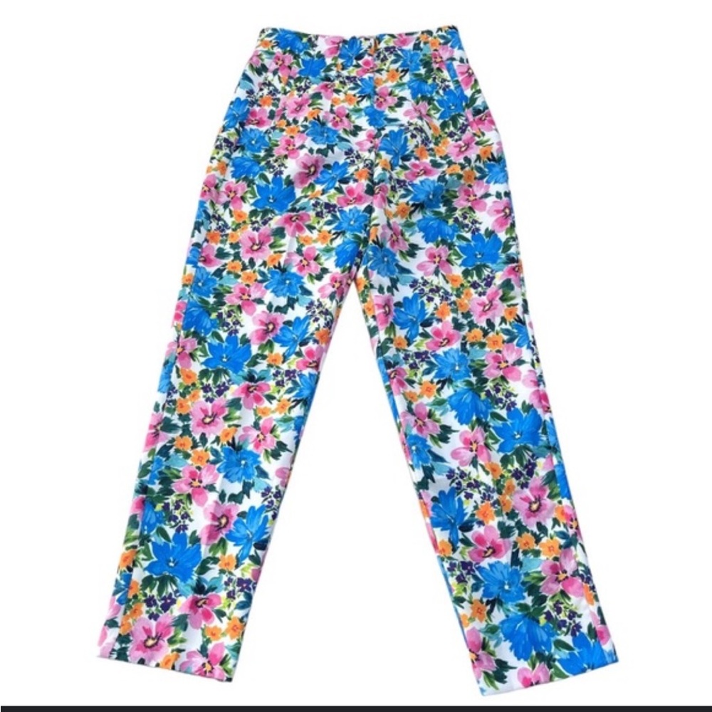 Zara Floral Multicolor Pants